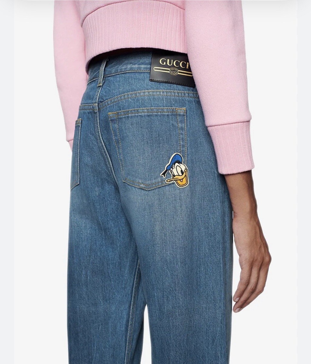 Gucci x Disney eco denim Straight Leg jeans | eBay Gucci x Disney eco denim Straight Leg jeans | eBay
