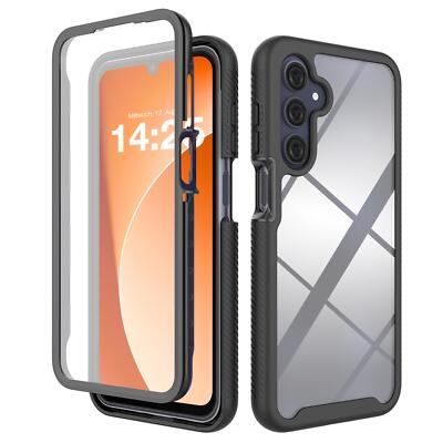 360 Grad Premium Handy Hülle für Samsung Galaxy A16 / A16 5G Front Back Schwarz