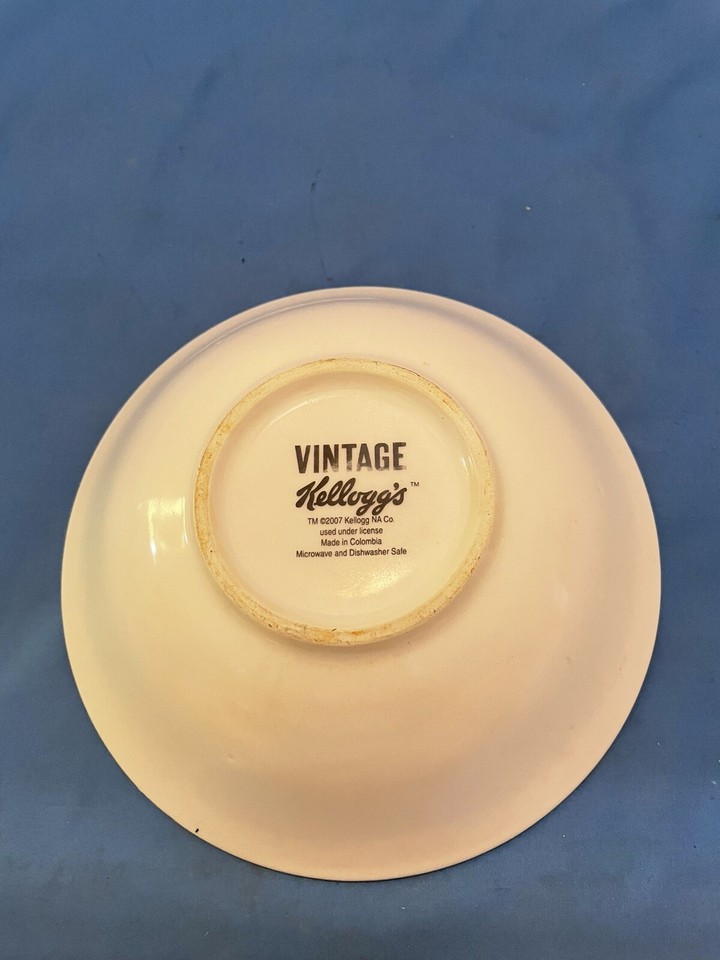 Vintage Kellogg’s Corn Flakes Tony The Tiger Ceramic Cereal Bowl ! eBay