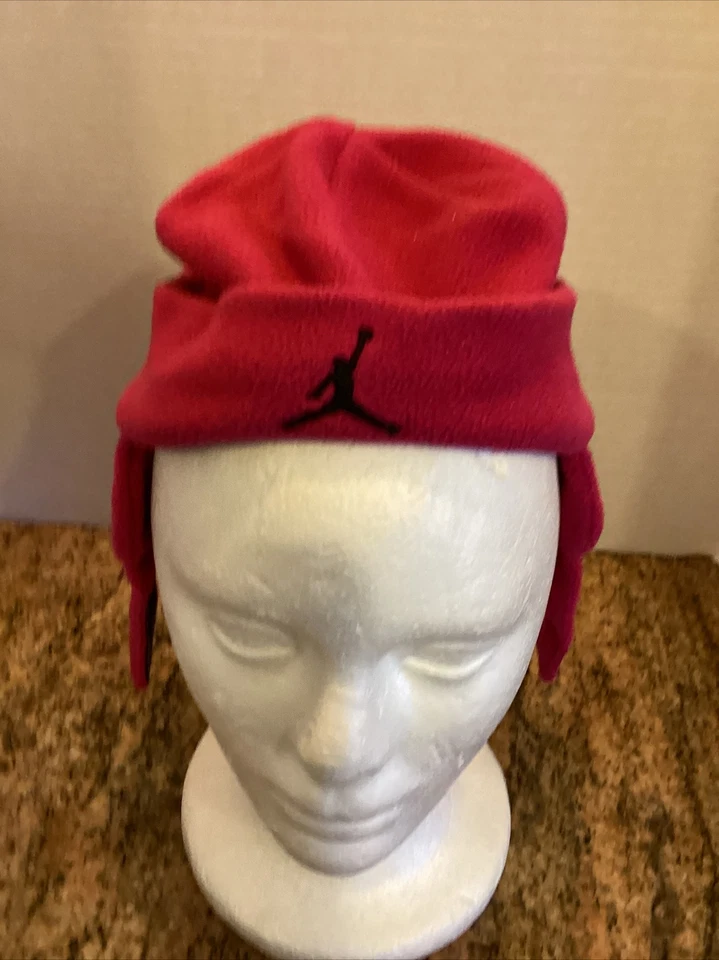 Nike Air Jordan Jumpman Bebé Niñas Polar Sombrero Rosa Usado en Excelente Condición Foto 4 de 4