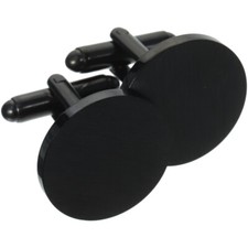 1 Pair Cuff Links Round Shape Cufflinks Shirt Cufflinks For Women Men UK