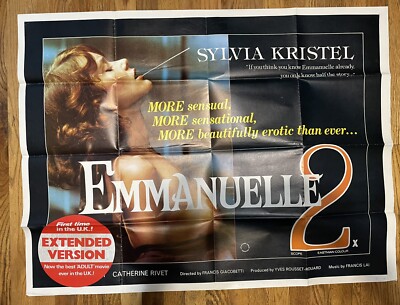 EMMANUELLE 2 - Original UK Quad Film Poster - 1975 30x40