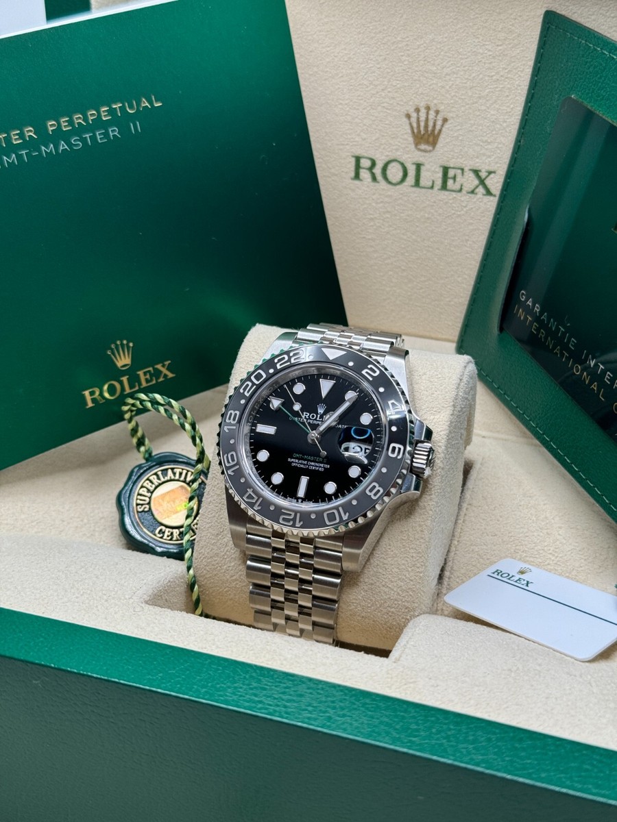 Rolex GMT-Master II NEW 2024 Bruce Wayne Black Gray Ceramic Bezel