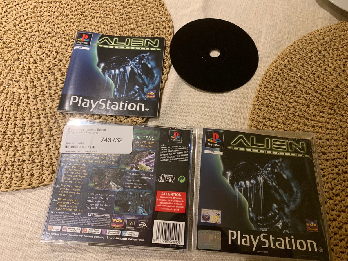 【PS1北米版】Alien: Resurrection Alien Resurrection Sony PlayStation 1 Game, PS1, Complete
