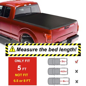 5ft Tri Fold Soft Tonneau Bed Cover For Chevy Colorado Gmc Canyon Isuzu I Series Ebay