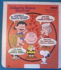 RCA Selectavsion Videodisc Peanuts A Charlie Brown Festival Movie