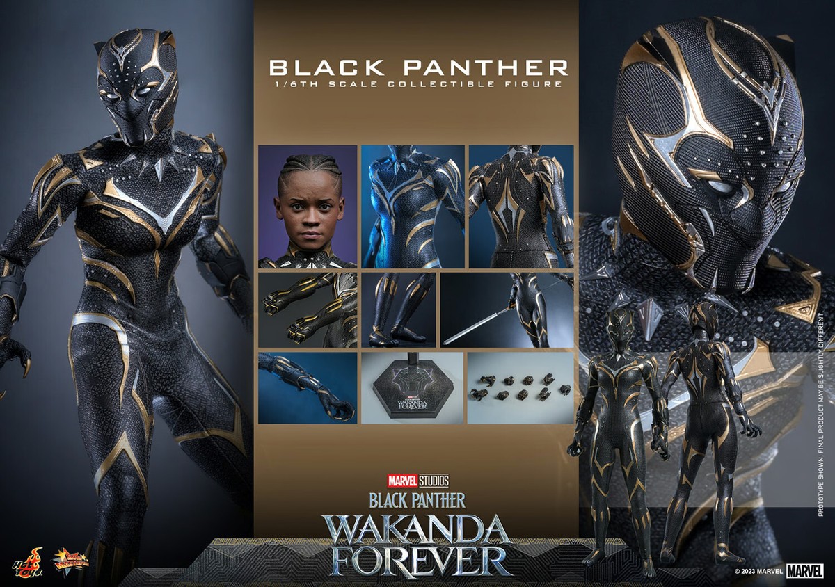 【訳あり】ホットトイズ ブラックパンサー シュリ 1/6 ワカンダフォーエバー Hot Toys MMS675 Wakanda Forever Black Panther (Shuri) 1/6 Scale