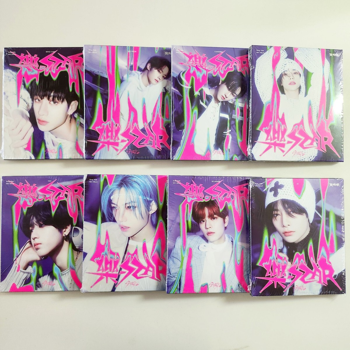 STRAY KIDS Album ROCK STAR LIMITED STAR VERSION - Con Fotocard E Poster - Foto 6