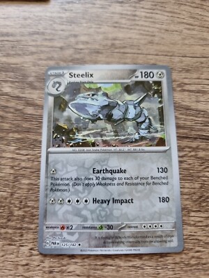 Steelix (125/182) (Reverse Holo) Paradox Rift - Pokemon TCG [Englisch, Near Mint]