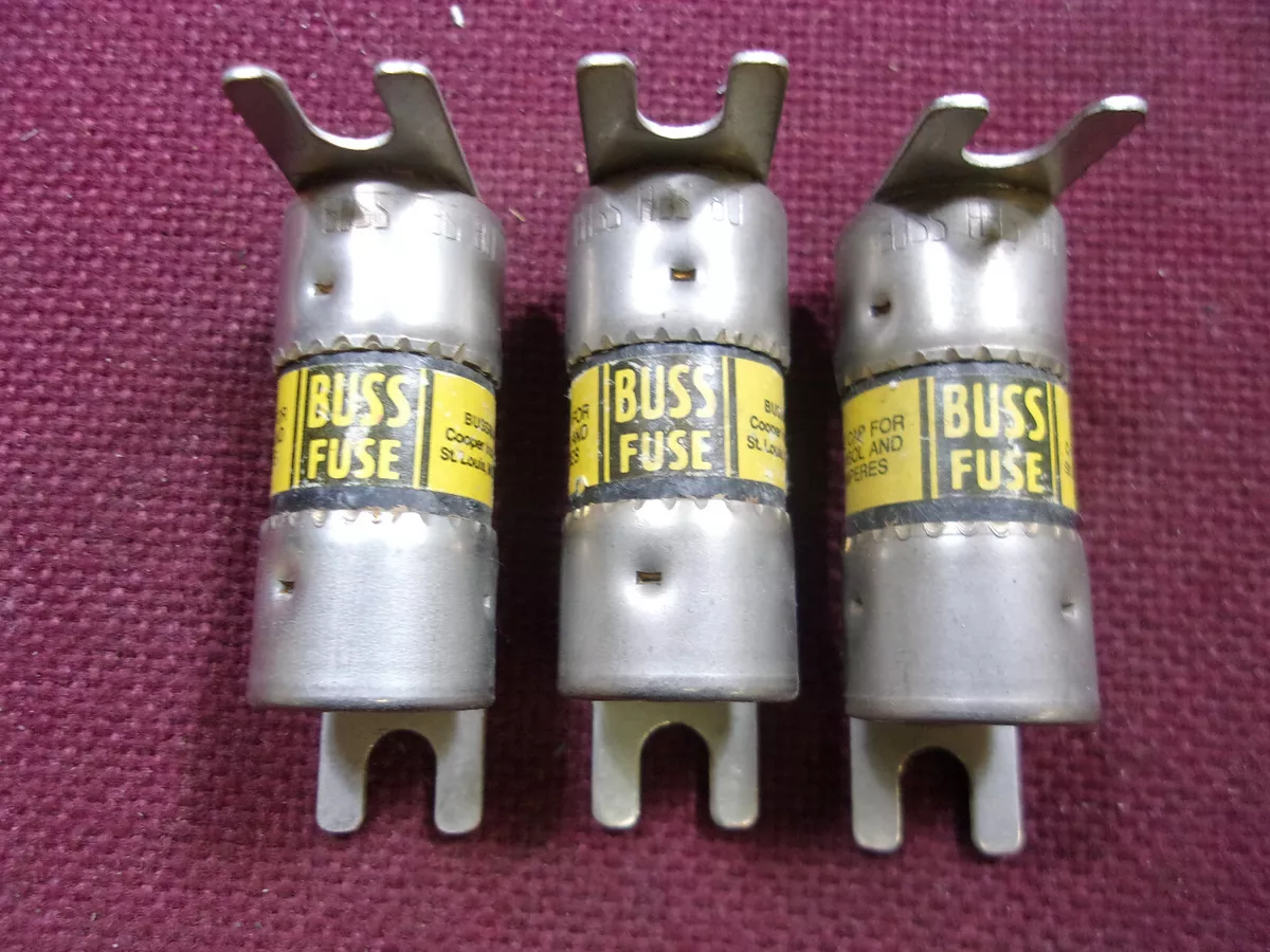 HBS 80 BUSSMANN G34 STUD MOUNTED FUSE NEW LOT OF 3 LOC5797 eBay