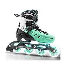 Kuxuan Skates Inline Skates for Kids and Adult, Adjustable Fun Illuminating S...