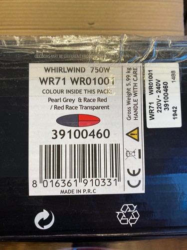 HOOVER Model WR71WR01001 Whirlwind Bag less Upright Vacuum Cleaner # SPARE PARTS - 第 3/16 張圖片