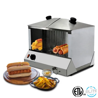 ELITE KITCHEN SUPPLY Commercial 200 Hot Dog 60 Bun Hot Dog Steamer Warmer Concession Food Cart Vendor