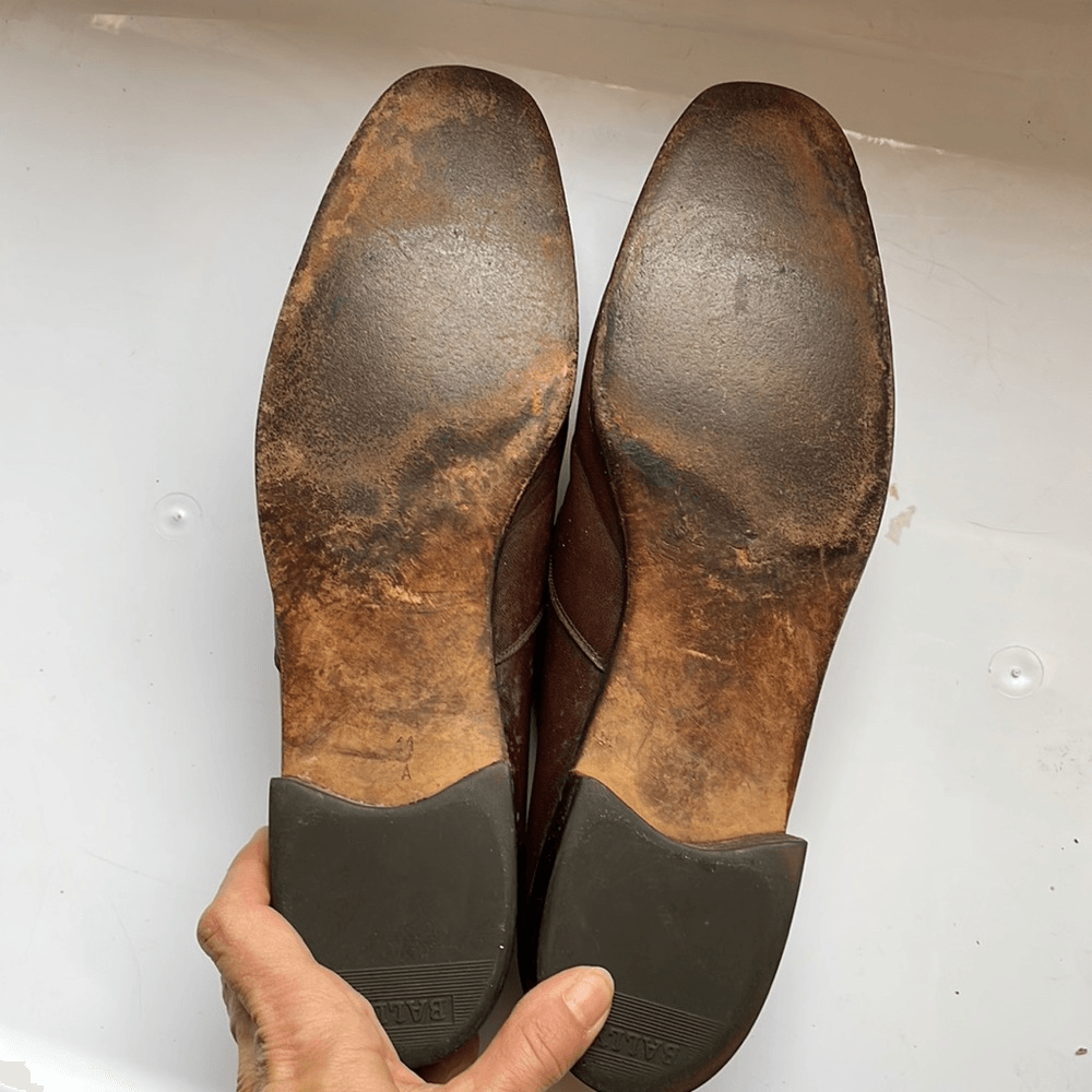 Vintage Bally of Switzerland Marlon brown leather slip on  display picture 2