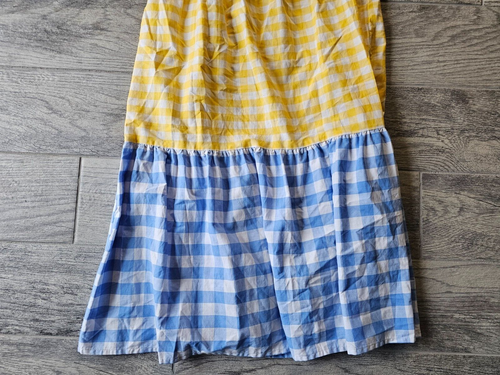 BNWT Girls Wonder Nation summer sundress maxi long checkered size large 10-12 - Picture 9 of 11