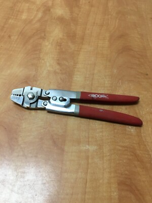 Boone Deluxe Crimping Rigging Tool SS Red Handles 10'' long  (.1mm to 2.2mm)