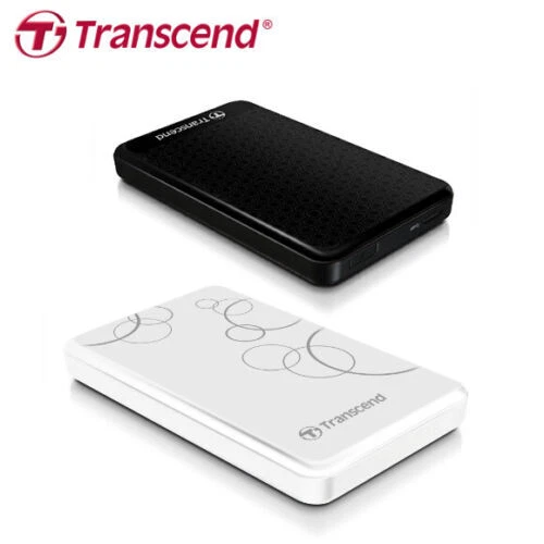 Transcend USB 3.0 USB Specification External Hard Disk Drives White