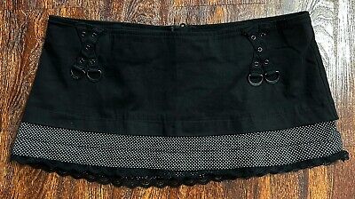 Vintage -TRIPP NYC Size XL BLACK Polka-Dot CONVERTIBLE SKIRT Vintage -TRIPP NYC Size XL BLACK Polka-Dot CONVERTIBLE SKIRT