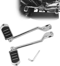 Gear Heel Toe Shift Lever Shifter Pegs Fit For Harley Road King Glide Softail FL