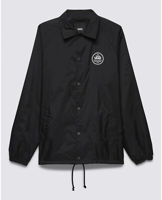Vans Mens Torrey Skate Coaches Jacket Black RRP £56 UK