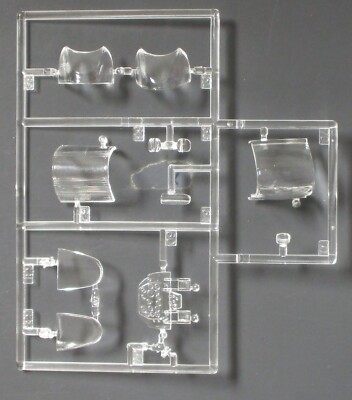 Accurate Miniatures 1/48th Scale P-51 - Clear Parts from Kit No. 3400-0300