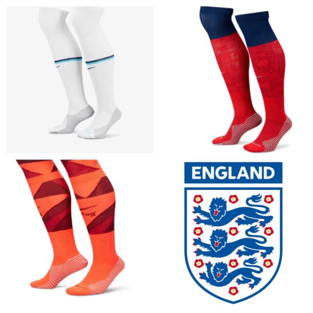 England Kids Childrens football socks 5-14yrs home away Third 3rd World Cup 22