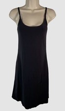Chantelle Women's Black Solid Soft Stretch Slip Size M/L