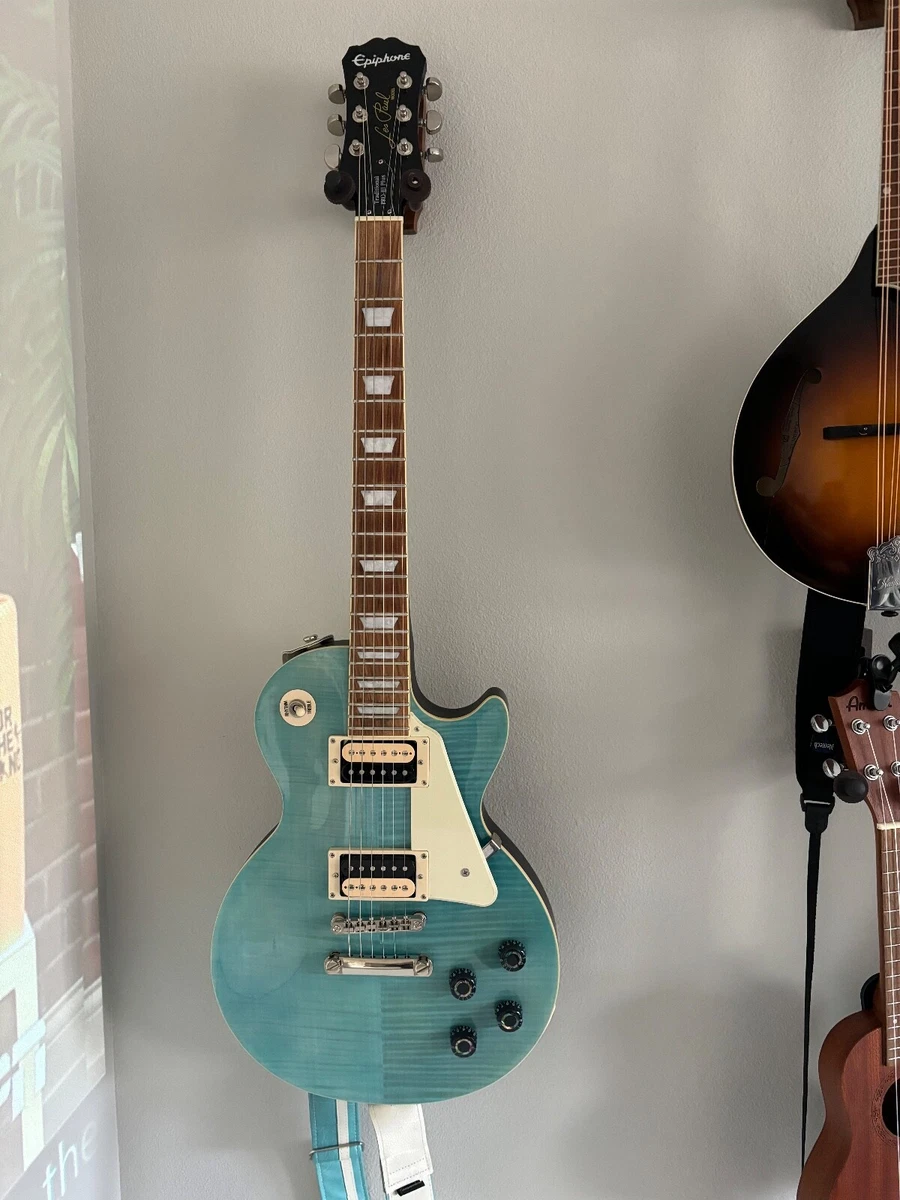 Epiphone les paul traditional pro ii ocean blue deals