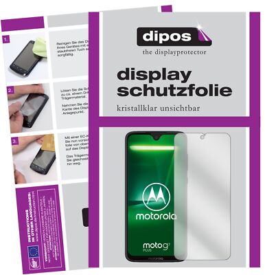 2x Schutzfolie für Motorola Moto G7 Plus klar Displayschutzfolie Folie Display
