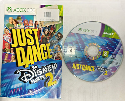 Kinect Just Dance Disney Party 2 Xbox 360 Videospiel Anleitung PAL
