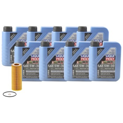 8L Liqui Moly Longtime High Tech 5W30 Mann Engine Oil Change Kit for E70 X5 M57