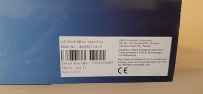 O2 HomeBox Satelite, Hotspot Repeater, Zu Hause WLAN Verstärker