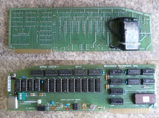 Uhrkarte für den Apple II von Mountain Hardware