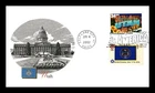 US COVER UTAH GREETINGS FROM AMERICA FIRST DAY ISSUE COMBO FLEETWOOD