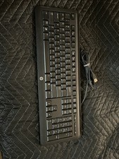 Black HP USB Wired Keyboard Model No. SK-2023