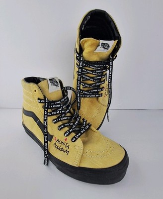 Vans A Tribe Called Quest SK8 Hi Mens Shoes Mellow Yellow  Sz 9 