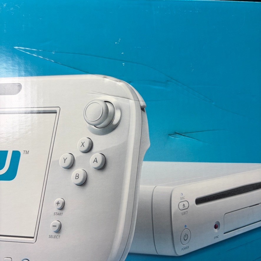 Nintendo Wii U Console White BASIC SET 8GB USED Japanese NTSC-J