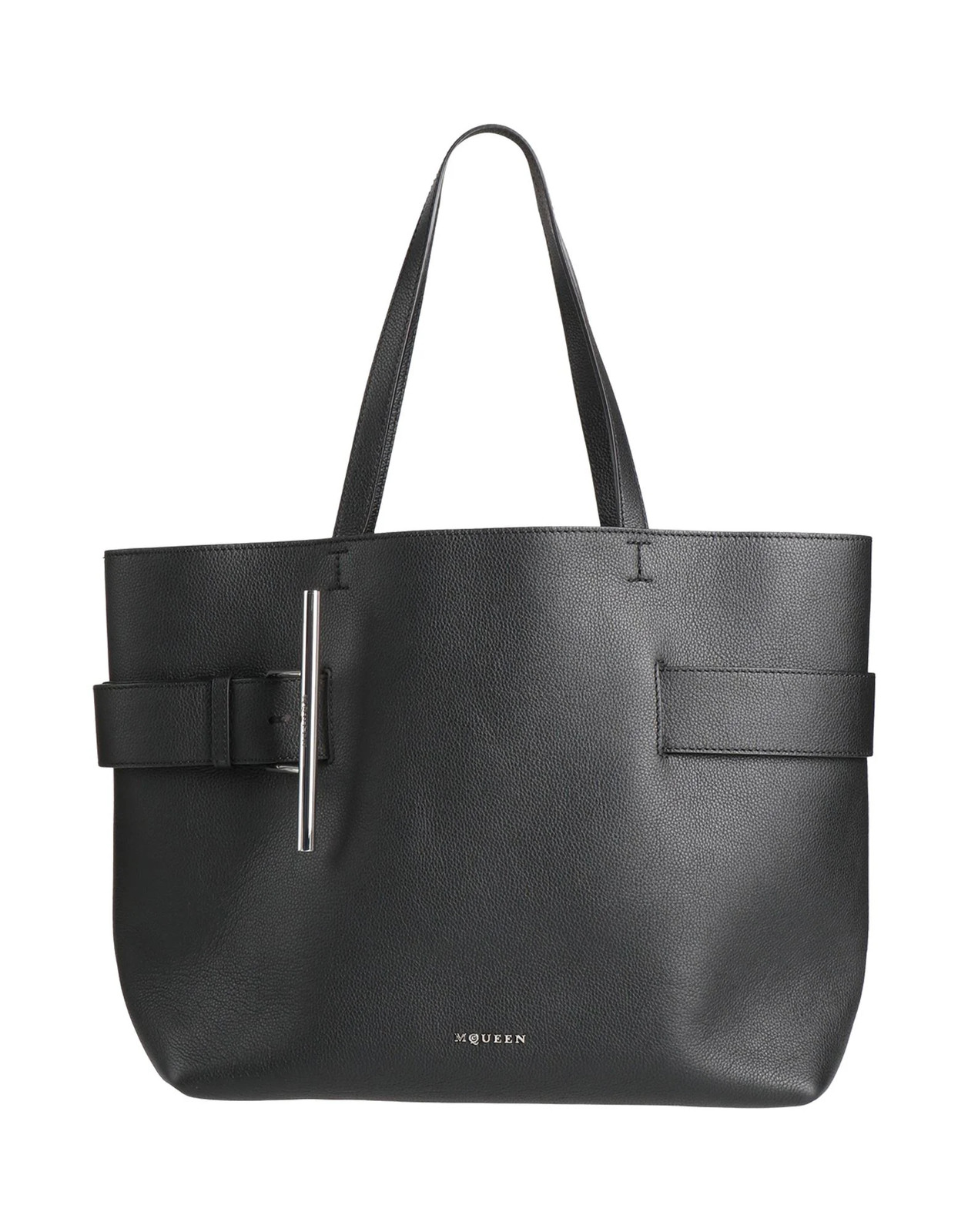 McQueen - Women - Pebbled-leather Shopper bag - Black 424390₽