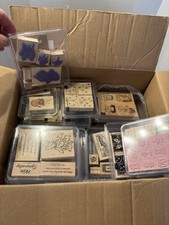 Stampin  Up 38 Sets Wood Rubber Stamps HUGE LOT Most New