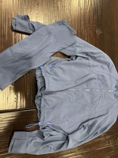 WOMENS LULULEMON DEFINE RELAXED FIT JACKET SIZE 6 PITCH BLUE ALIGN LEGGINGS 4