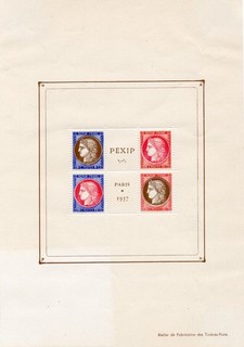 31018 France Semi Classiques Bloc Pexip n° 3 YT NEUF LUXE Cote 800 €