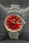 vintage Seiko 5 Refurbished Day/Date Men's Japan Made Wrist Watch