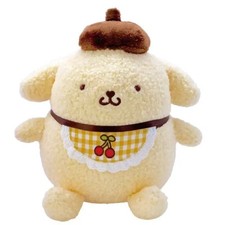 Purin Pompompurin Fuzzy Medium Plush Toy - Approximately 23cm