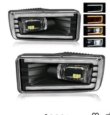 LED Fog Lights Assembly for Chevy 2007-2015 Silverado,2007-2013 Avalanche,2007-2