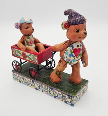 Jim Shore 2007 Pull Me Now And I'll Pull You Later Teddy Bears 4009601