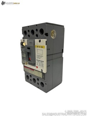 EE Controls CB-1S-15A Industrial Circuit Breaker 15A 3-Pole 