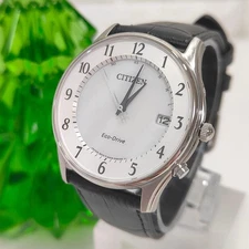 Citizen Eco Drive Radio Solar Watch H415 S112907 Mens Fashion Timepiece