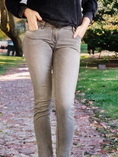 Women Massimo Dutti Jeans Grey M