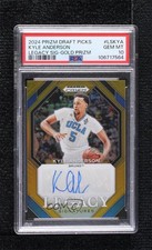 2024 Prizm Draft Picks Legacy Signatures Gold 6/10 Kyle Anderson PSA 10 Auto 3hd