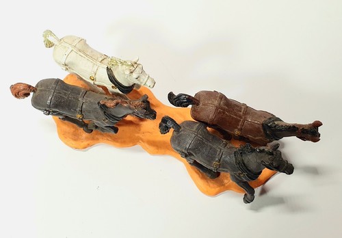 Vintage Britains 7615/7616 Concord Overland Stagecoach/Covered Wagon Horse Team - Picture 3 of 4